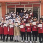 Genius of the Year Award ceremony at Shemstar International School Qazigund.